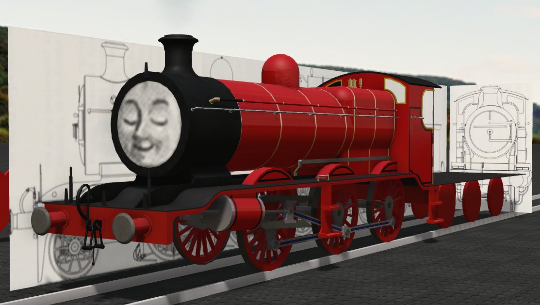 🎄 Planetkid32 🎄 on X: Because I have a new First Red Engine model, and  because @/StreamlinedSub suggested it, I decided to remaster this lol:   / X