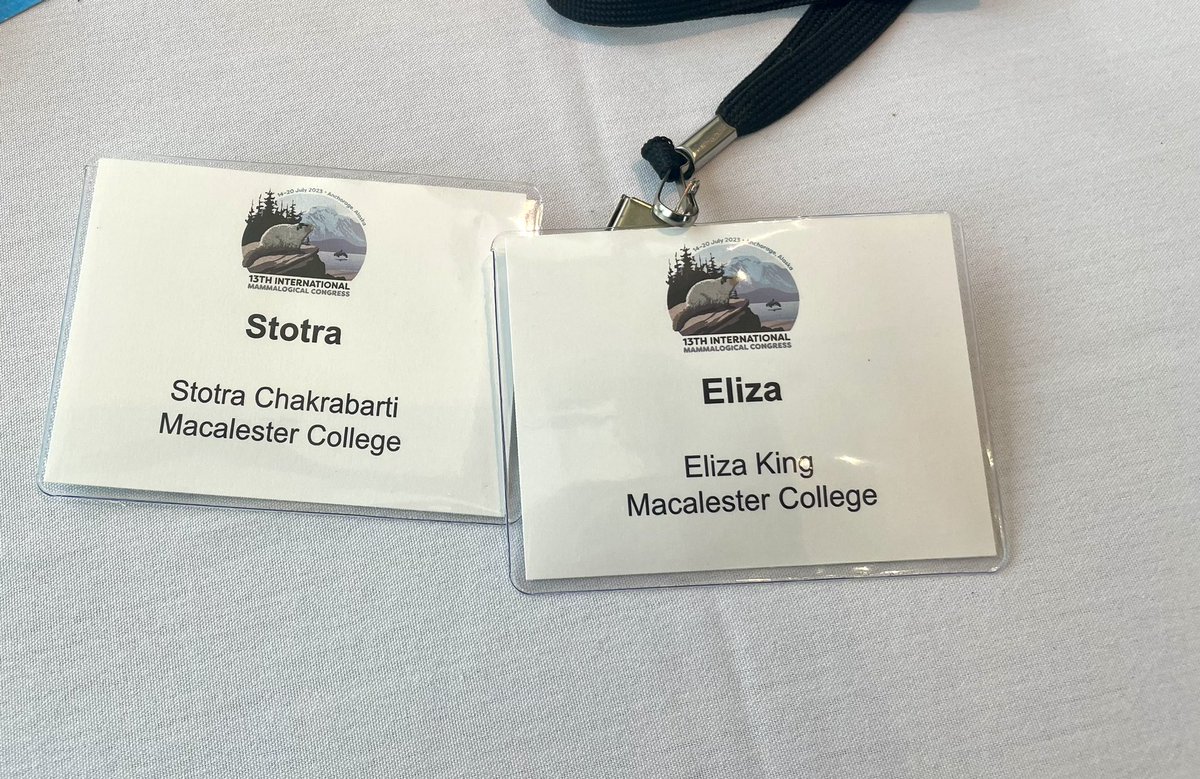 StotraChakraba2's tweet photo. #CabLab @Macalester is in Alaska for the moose 🫎 my student @elizzza_king and I will be talking 🦁 and nerding about mammals 😄🦁 #IMC13 @Mammalogists @MammalMeetings https://t.co/G3wQ0GXGtj