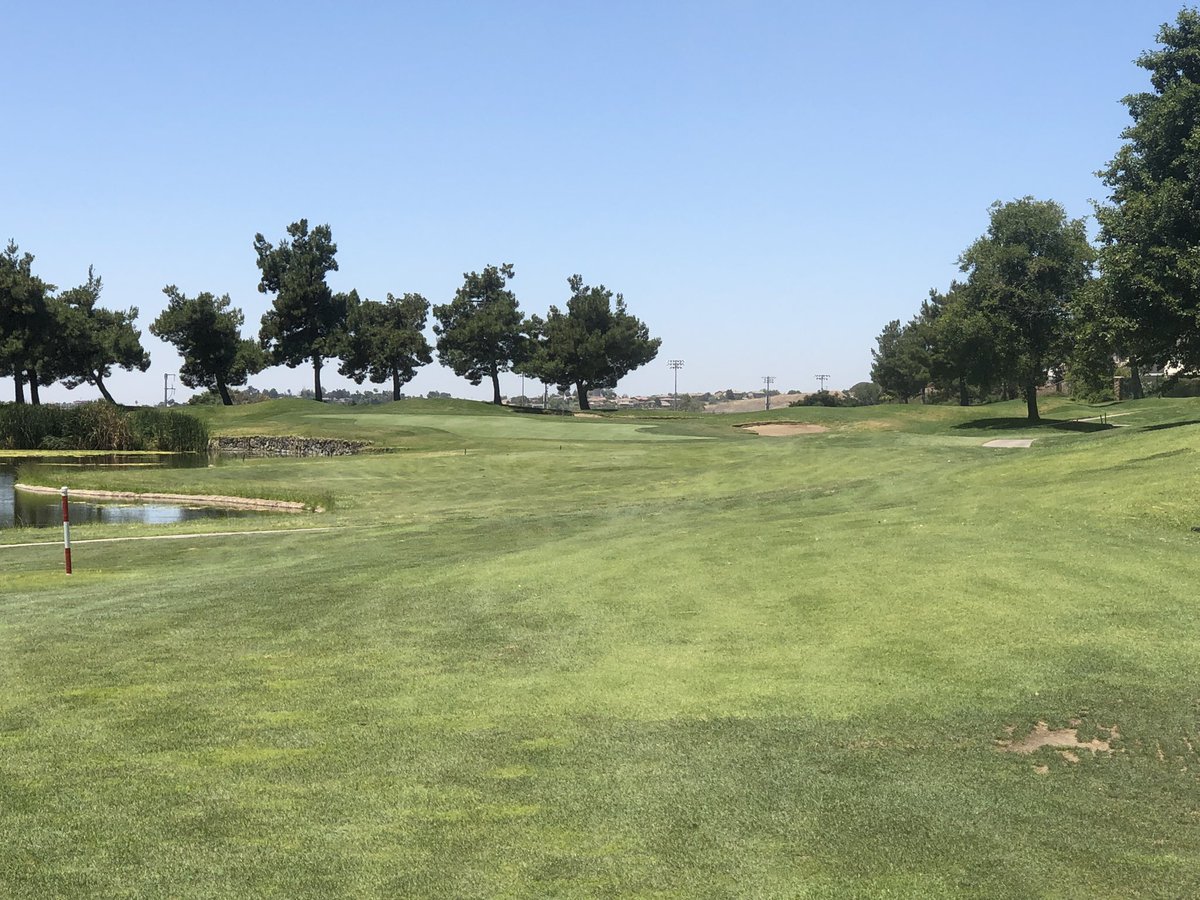 Hot out there but a nice day for golf!