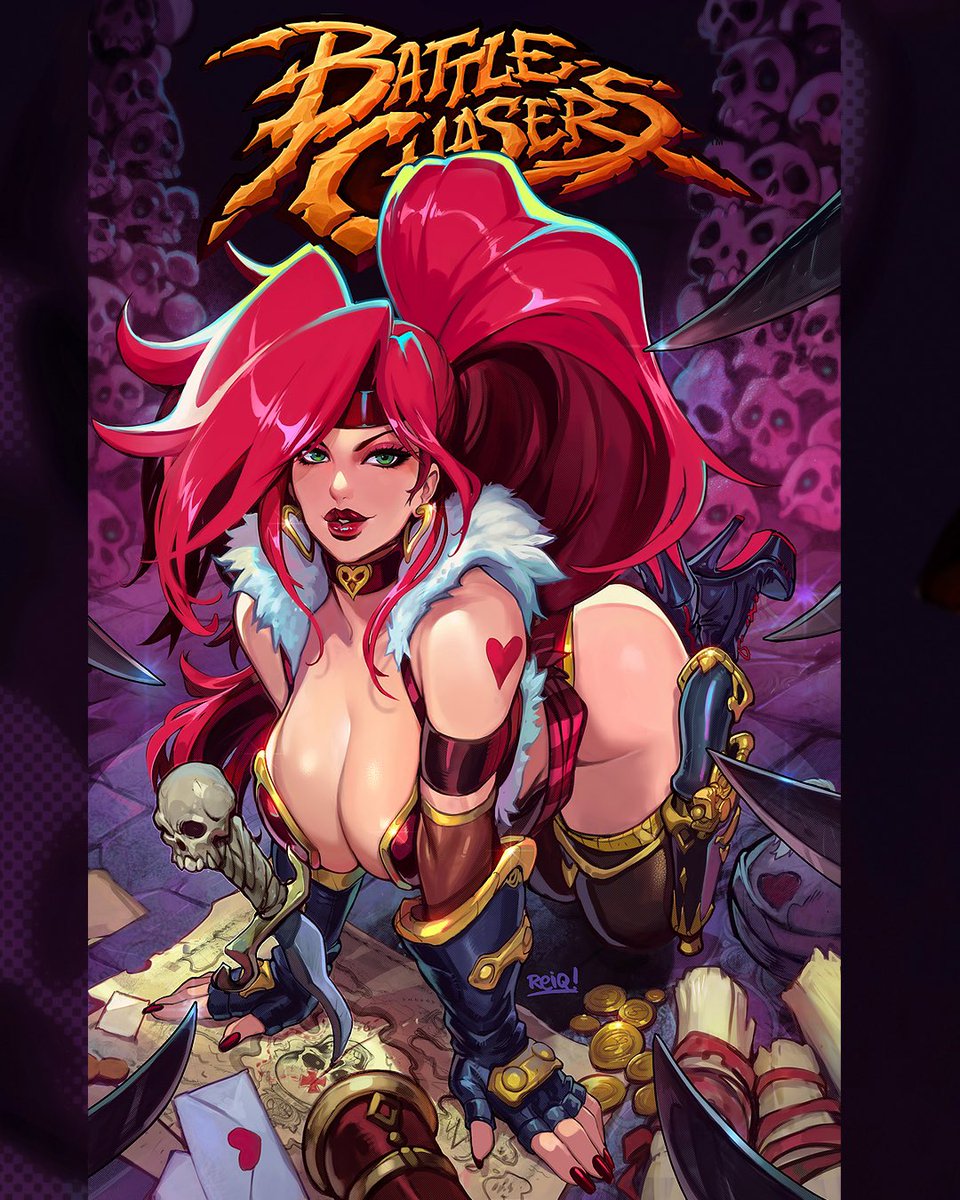 My Battle Chasers #12 cover (E) coming out this august! GO GET IT! 🔥<a href="/ImageComics/">Image Comics</a>  <a href="/JoeMadx/">Joe Madureira</a>