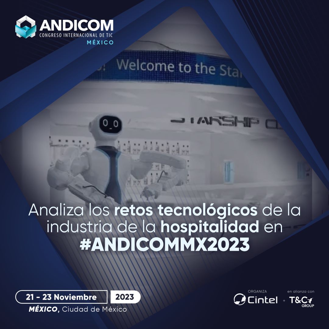 En la conferencia "La innovación, una prioridad para el desarrollo económico del turismo" en #ANDICOMMX2023 podrás conocer de la mano de líderes del sector el futuro y retos en el ramo #turístico
Del 21 al 23 de noviembre en #ExpoSantaFe, #CDMX Regístrate: andicom.mx
