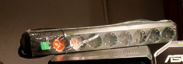killja2's tweet photo. @Paploo968 Sheesh man got the newest 8-way socket model with the GREEN SWITCH?!?! Banger piece bro. Too bad this is useless with your goofy ass non-grounded sockets. https://t.co/TIZZcyllTW