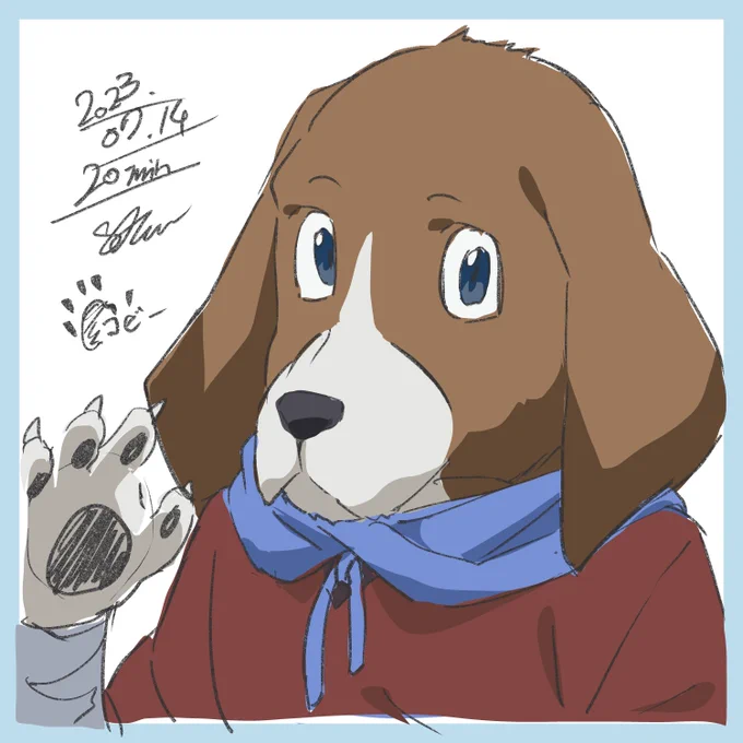 昨日ドタバタしてて描いていたけどあげ忘れてたので今日分含めて2枚 商人たち