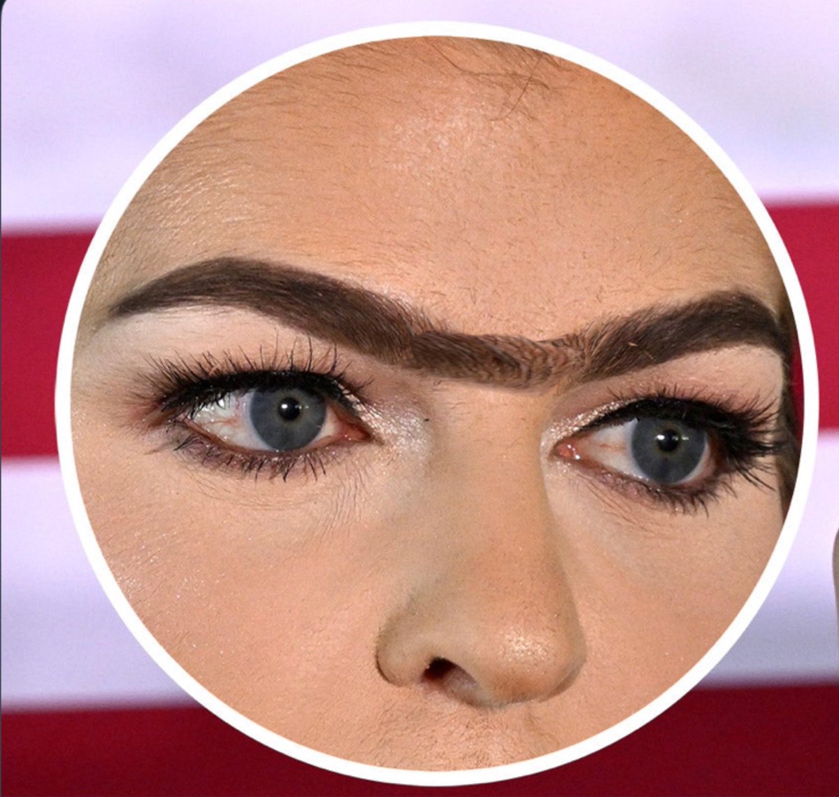 FrancisWegner's tweet photo. @RonFilipkowski Wouldnβt a BrowGate just be another term for unibrow? #BrowGate https://t.co/LQopvBNGKU