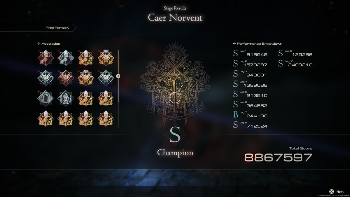 SLYFX_Gaming's tweet photo. 🏆Top 20🏆 |🌎Global Leaderboard🌎|  Arcade Mode: Caer Norvent #KickTV # #Kick # Twitch #FF16 #PS5Share #FINALFANTASYXVI https://t.co/t1cyJ8Unl8