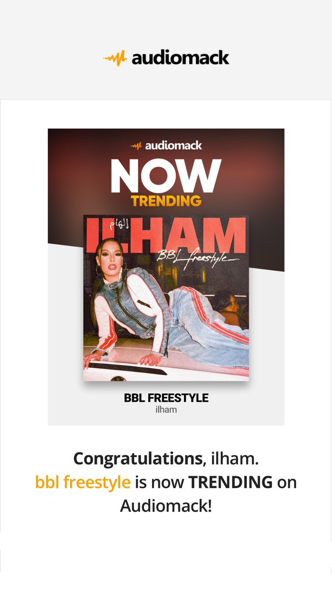 ok ok 💚 “bbl freestyle” is trending on <a href="/audiomack/">Audiomack</a> ✨💅🏼