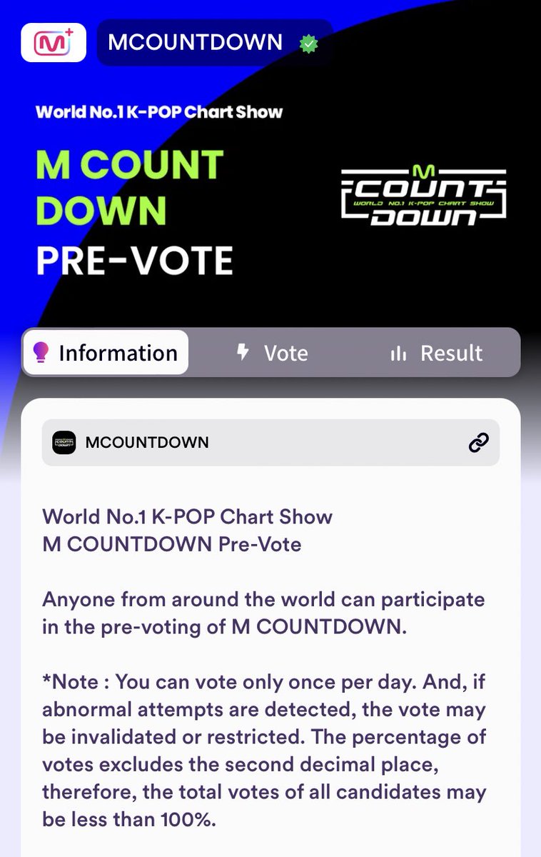 EXOGlobal's tweet photo. VOTE 🗳️ | 230715 #EXO - ‘Cream Soda’ on [EP. 806] M COUNTDOWN Pre-Vote 
🔗 https://t.co/6sAcM2nqL2

⏰ Ends on July 17, 11:59PM KST
📝 1 account, 1 vote per day
📉#1 (🚨Let’s widen the gap!)

#EXO #엑소 @weareoneEXO https://t.co/eTKFLShiIf