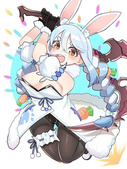闇古戦場のときに描いたぺこらのお胸差分🐰
こちらにはあげてなかったので 