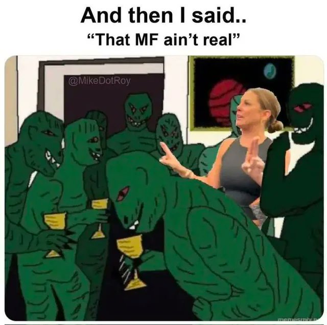 RayAgua1031's tweet image. The life of the party. #LizardPeople