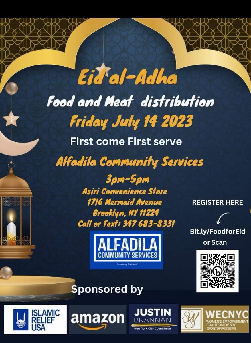 JustinBrannan's tweet photo. Thank you @AlfadilaCommun1 for everything you do for our community! #EidAlAdha https://t.co/h40pABkvki