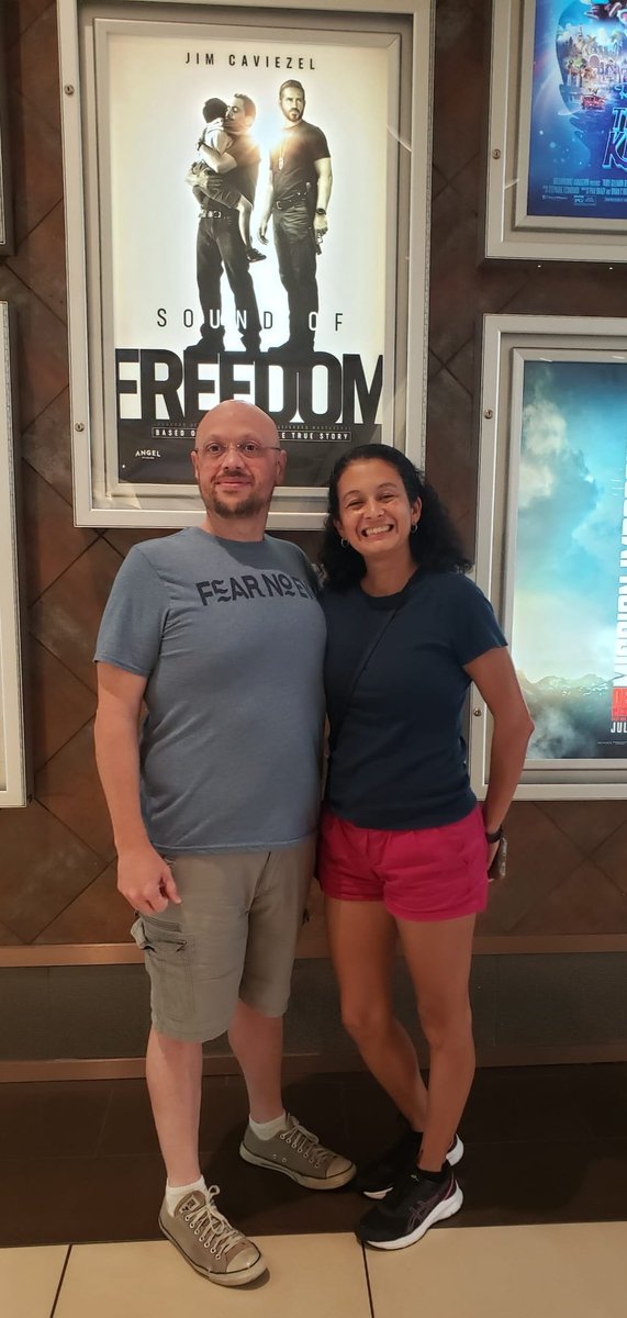 vanejaspe's tweet photo. "Fear no Evil" indeed! What a powerful movie. Although I had a knot in my stomach from start to finish, I encourage everyone to go watch #SoundOfFreedom . Thank you @AngelStudiosInc #godschildrenarenotforsale https://t.co/uSYIBBsUcb
