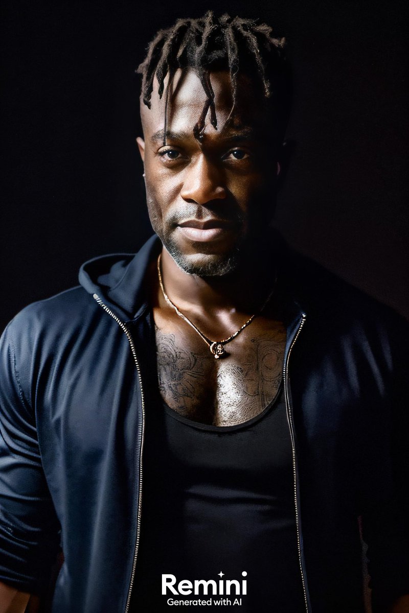 EricLGanison's tweet photo. The AI App got me. Had to do it😁
#ericganisonphotography
#selflove #model #bodybuilding #masculine #fitness #cardio #physique #preworkout #body #malemodel #apeelcollection #blackmen #fitbody #fitguys https://t.co/uGn3UiNuoL