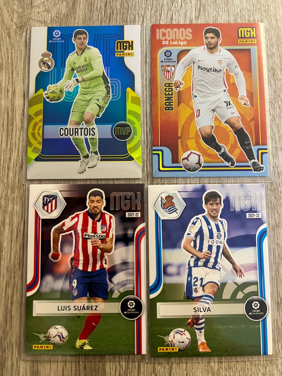 sfjavo's tweet photo. opened up a Panini mega cracks 21/22 la liga box. I am sure you recognize a name or two if you follow ⚽️ https://t.co/lcjCfTuw7D