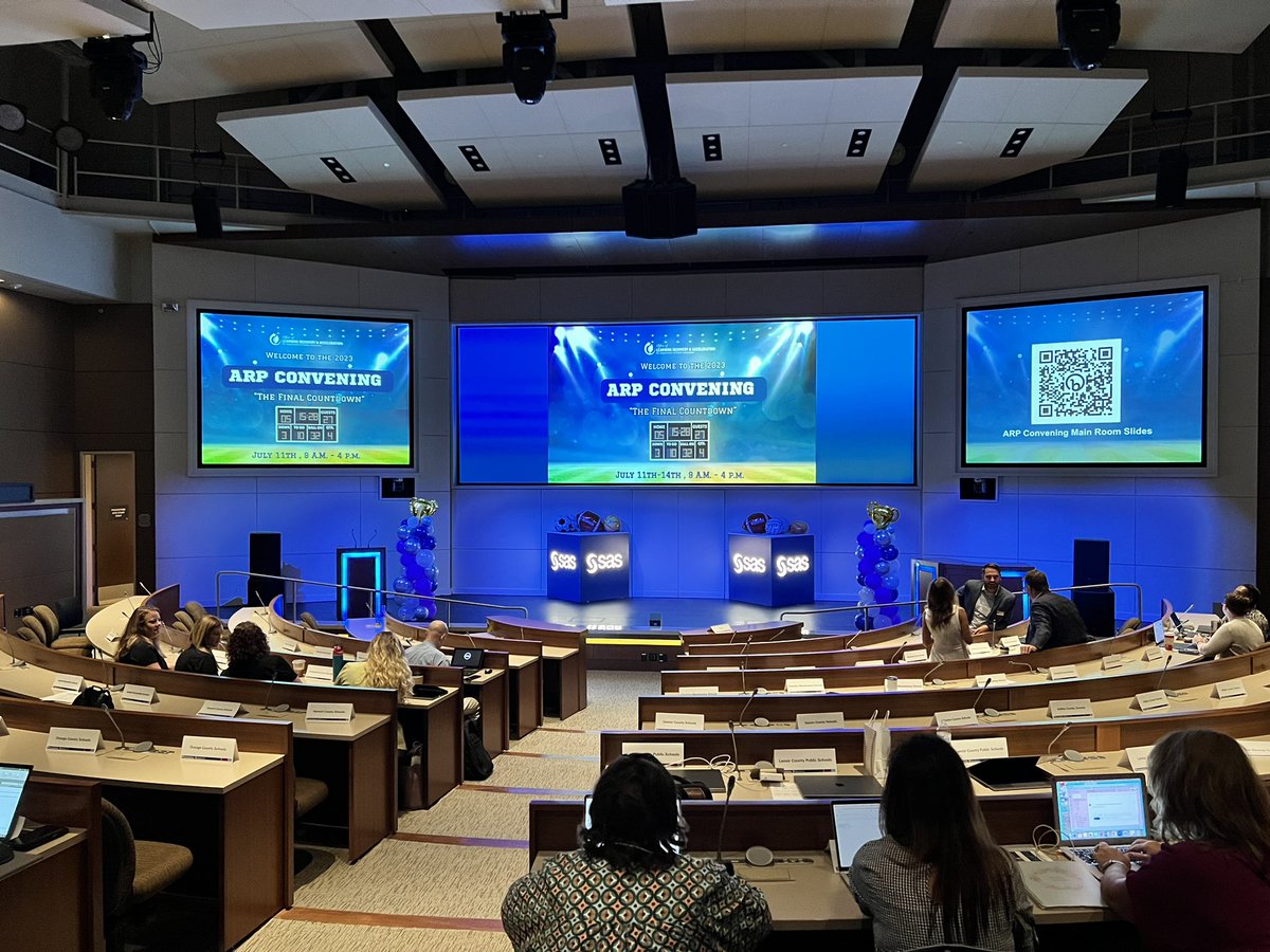 It was a great week <a href="/SASInstitute/">SASInstitute</a> ! Thanks to our colleagues in <a href="/NCDPI_OFP/">NCDPI Office of Federal Programs</a> , <a href="/NCDPI_OEL/">NCDPI Office of Early Learning</a> , <a href="/NCCharterOffice/">Office of Charter Schools</a> , <a href="/ncpublicschools/">NC Public Schools</a> , Regional Directors and School Business Services for supporting our convening! #ARPCountdown