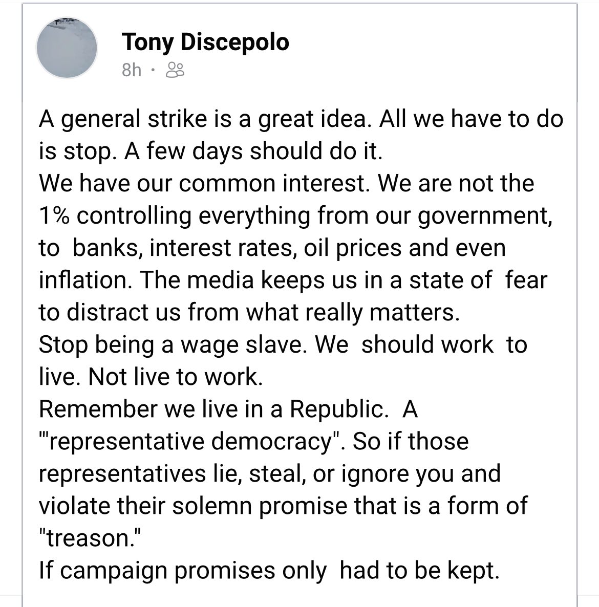BonnieKathleen1's tweet image. My dad is supporting the @sagaftra 
@WGAWest #doublestrike 

He’s right! If all Americans join us in a #generalstrike , for even a few days, this will likely resolve this quickly and for all!! 

The corporate entities must answer to their shareholders. We hold the power