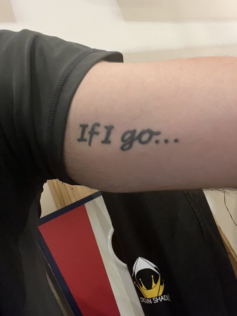 Nickporterhouse's tweet photo. @dmblive Best friend passed away ten years ago today and got this in his honor. Thank you Dave 💙 https://t.co/daKLg1KXSh