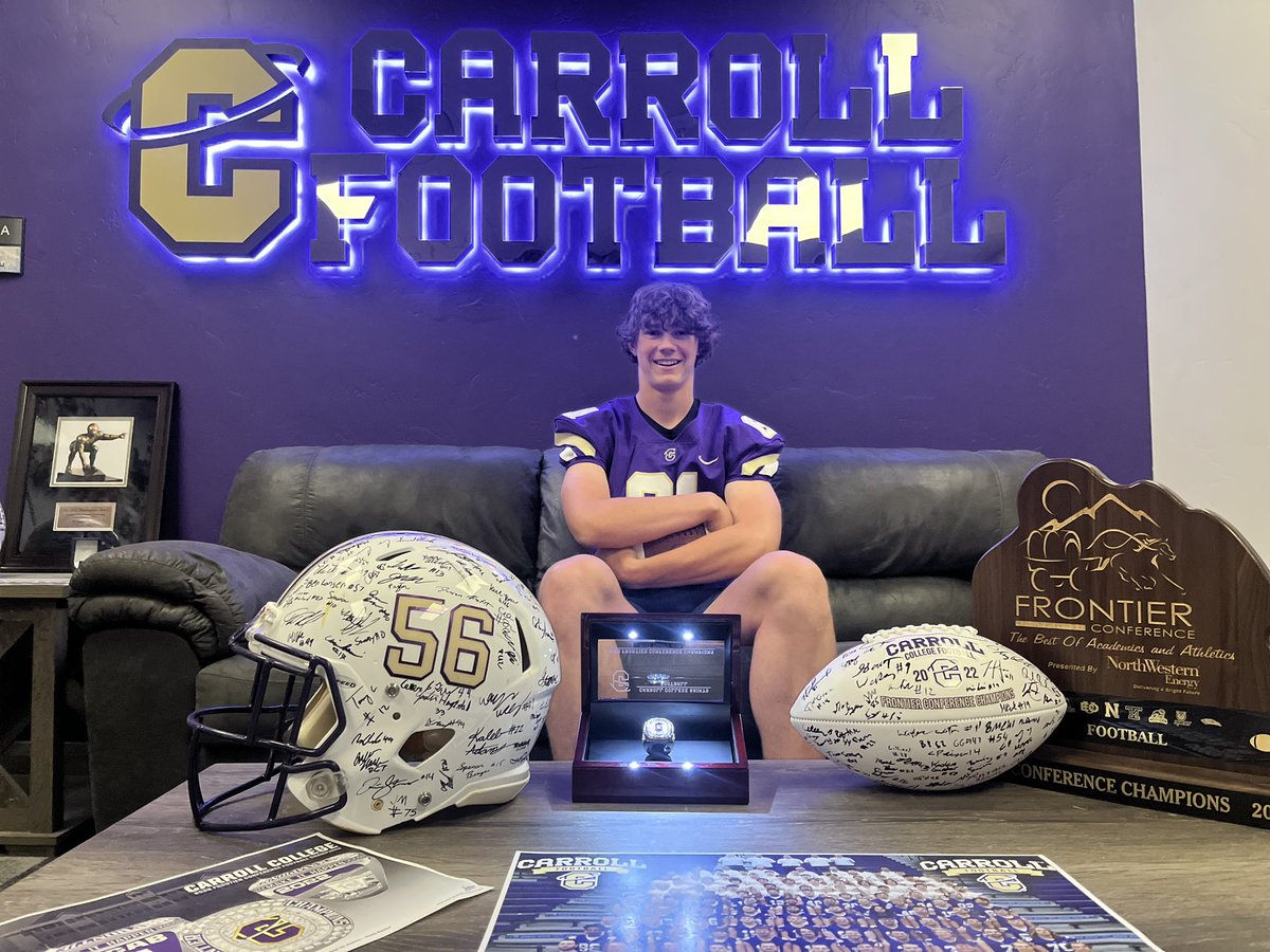 Thank you for the summer visit <a href="/FootballCarroll/">Carroll College Football</a> looking forward to coming back up for a game day experience!