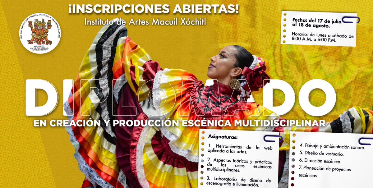LizbethPerezHe's tweet photo. Fomentar la cultura se ha vuelto un tema de dinero, el cuál limita a la clase trabajadora incursionar a las bellas artes, pero, el Instituto de artes Macuil Xóchitl es un opción viable para aprender en su #CursoDeVeranoIMX danza, música, artes plásticas, etc https://t.co/LIBgOmvHnd