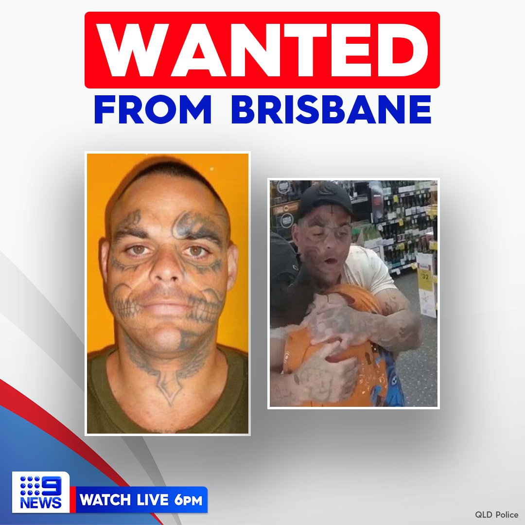 9NewsQueensland's tweet image. Police have released images of a man wanted in relation to a number of offences.

It is believed he may be frequenting the northern suburbs of Brisbane.

Police believe he may be armed and anyone who sees him is urged to contact Triple Zero.

MORE: nine.social/gy6

#9News