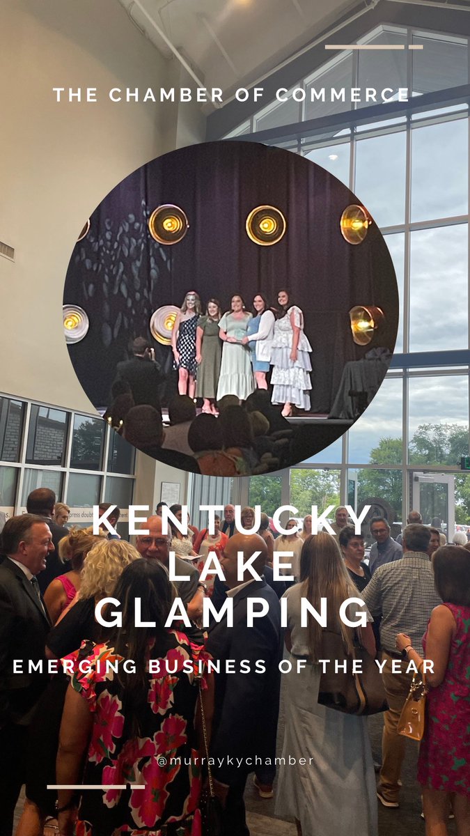 Emerging Business of the Year 2023 recipient is Kentucky Lake Glamping. Congratulations!