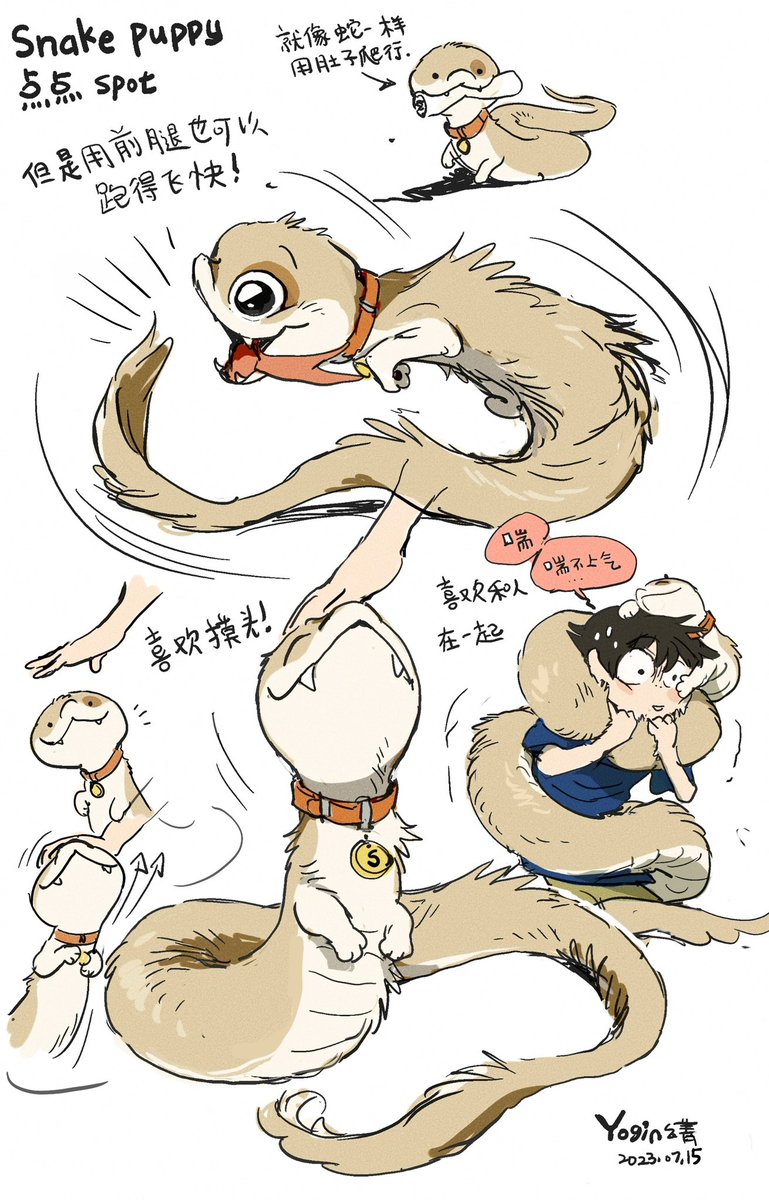 yoginnnnnn's tweet photo. spot the snake puppy https://t.co/H2j46T8Go7