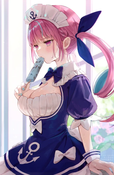 あっつ… #あくあーと