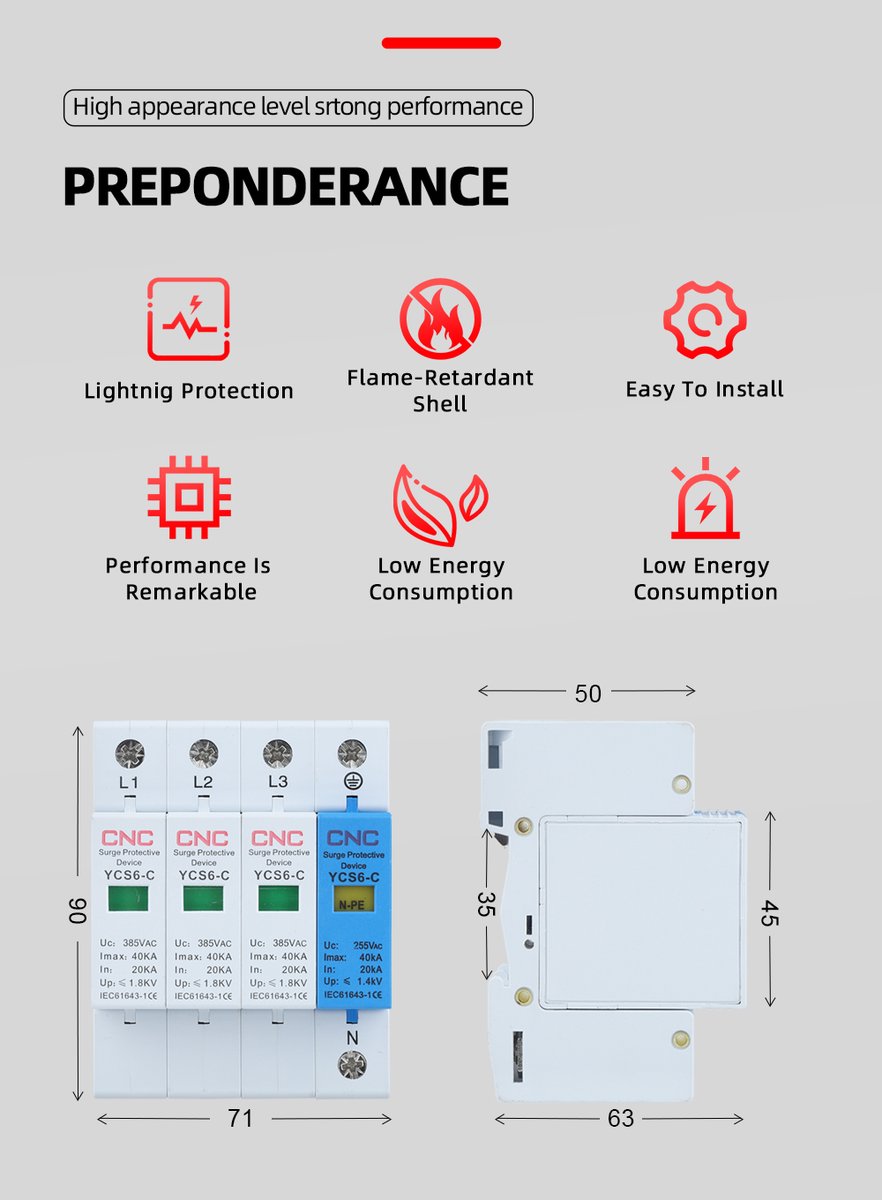 cnc_electric's tweet photo. CNC YCS6-C AC 3P+NPE 20KA-40KA 385V SPD Protective Low-voltage Arrester Device
👋 SOCIALISE WITH US 👋
👉FACEBOOK: https://t.co/YOIOGAxyCd
👉TikTok: https://t.co/YTKyxNgpae
👉INSTAGRAM: https://t.co/qS8tvit1N2
👉TWITTER: https://t.co/DjJanQM8xc
👉WEBSITE: https://t.co/KAZ0xpdTE1 https://t.co/UJksrRTVYA