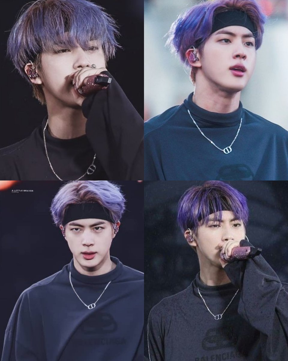 RT @seokjinmylabsss: i think we all agree mic drop purple hair kim seokjin https://t.co/QydTEHaQyf