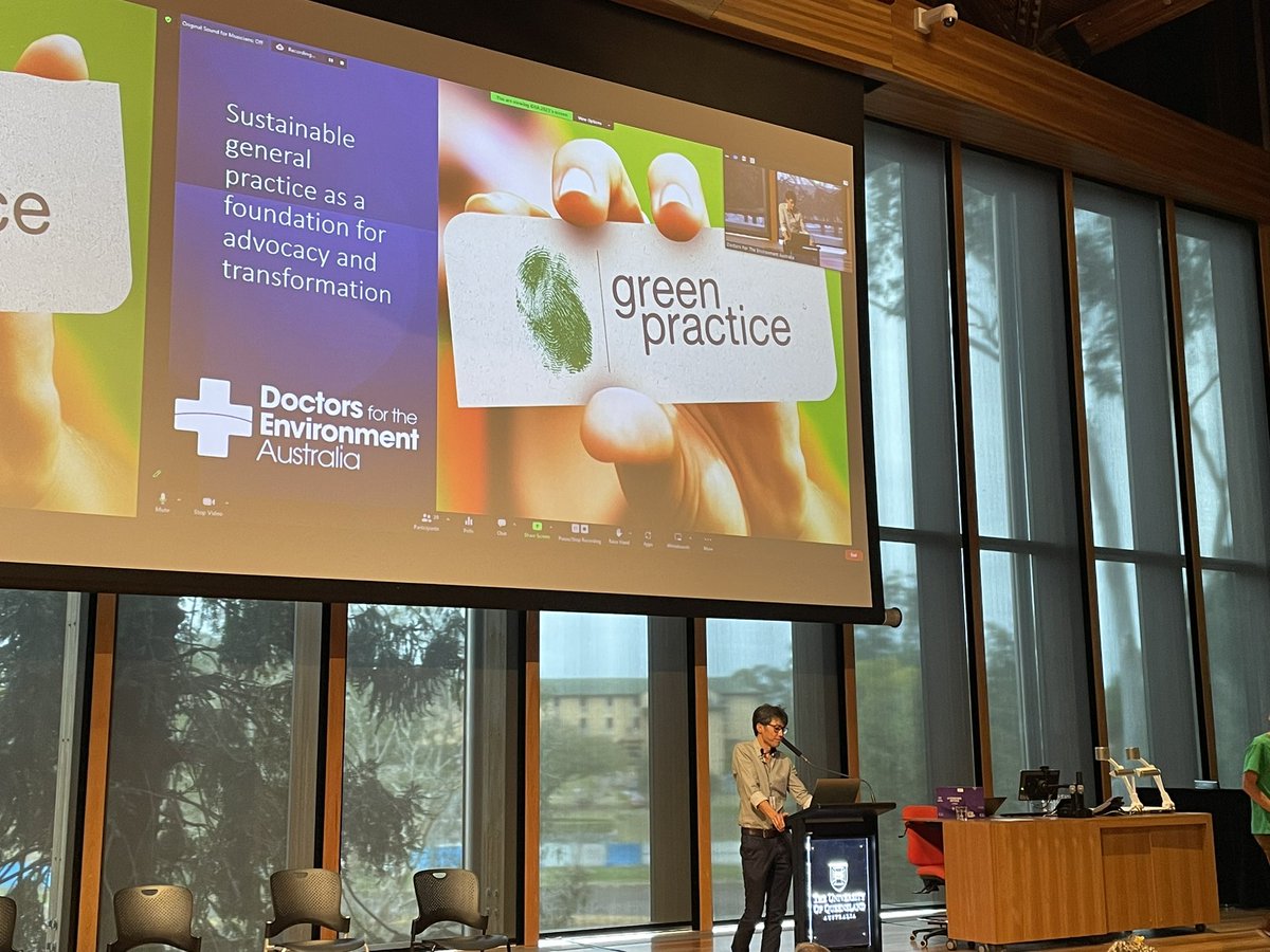 Our very own @RichardYin16 speaks to sustainable general practice as the foundation for advocacy and transformation. @RACGP @RACGPPresident #ClimateChampion #HealthyGPClinics #generalpractice