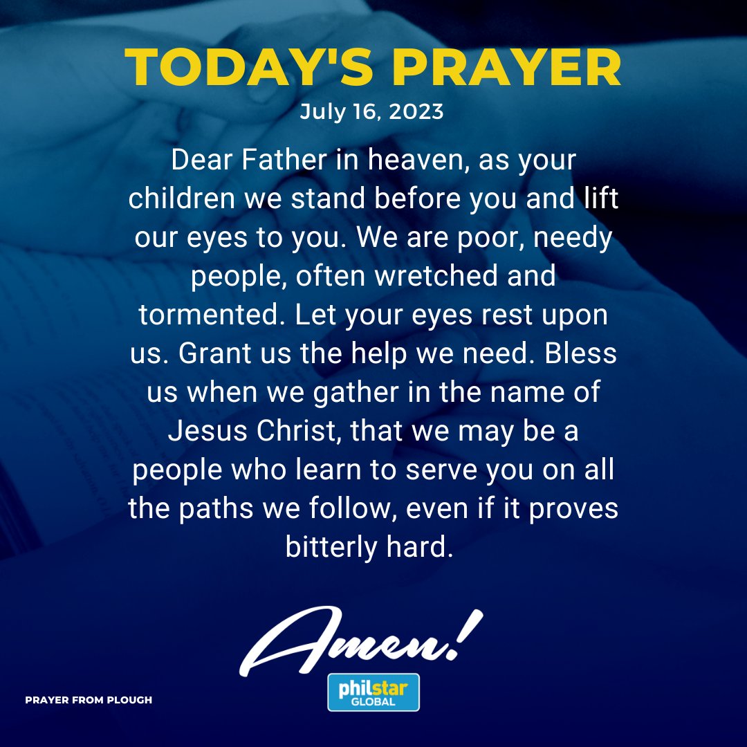 PhilstarNews's tweet photo. Lord, we thank you for everything. 🙏 https://t.co/KPNl7k4ul3