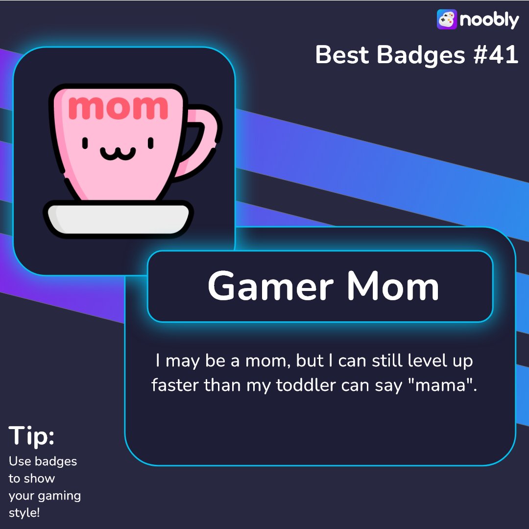 noobly_app's tweet photo. Spotlight on Noobly's Found-in-the-Wild Badges: Introducing 'Gamer Mom'! Does your mom participate in the gaming world too? Share your gaming family stories!

#GamerFriends #Games #GamingCommunity #Gaming #Gamer #Gaminglife #Nooblyapp #Friends #Gamingmemes #GamerMom https://t.co/JLEKRwxqIu