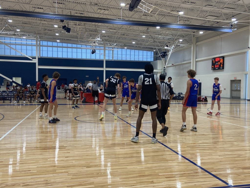 FINAL: Team 1848 84, Team Thad EYBL 72

<a href="/maddoxcornette/">Maddox Cornette</a> 34pts, 13 reb
<a href="/CHutjens/">Connor Hutjens</a> 12pts (4-7 on 3s)
<a href="/MikeyWildes2/">Mikey Wildes</a> 11pts, 9asst
<a href="/aaron_bartol/">Aaron Bartol</a> 9pts, 6reb
<a href="/RoanDemovsky/">Roan Demovsky</a> 8pts, 9ast, 5reb
<a href="/AaronCullen25/">Aaron Cullen</a> 8pts, 4reb
<a href="/LomAyden/">Ayden Lom</a> 2pts, 2stls
<a href="/CalePeed/">Cale Peed</a> 3asst, 2reb

First win over <a href="/NikeEYB/">EliteYouthBasketball</a> team