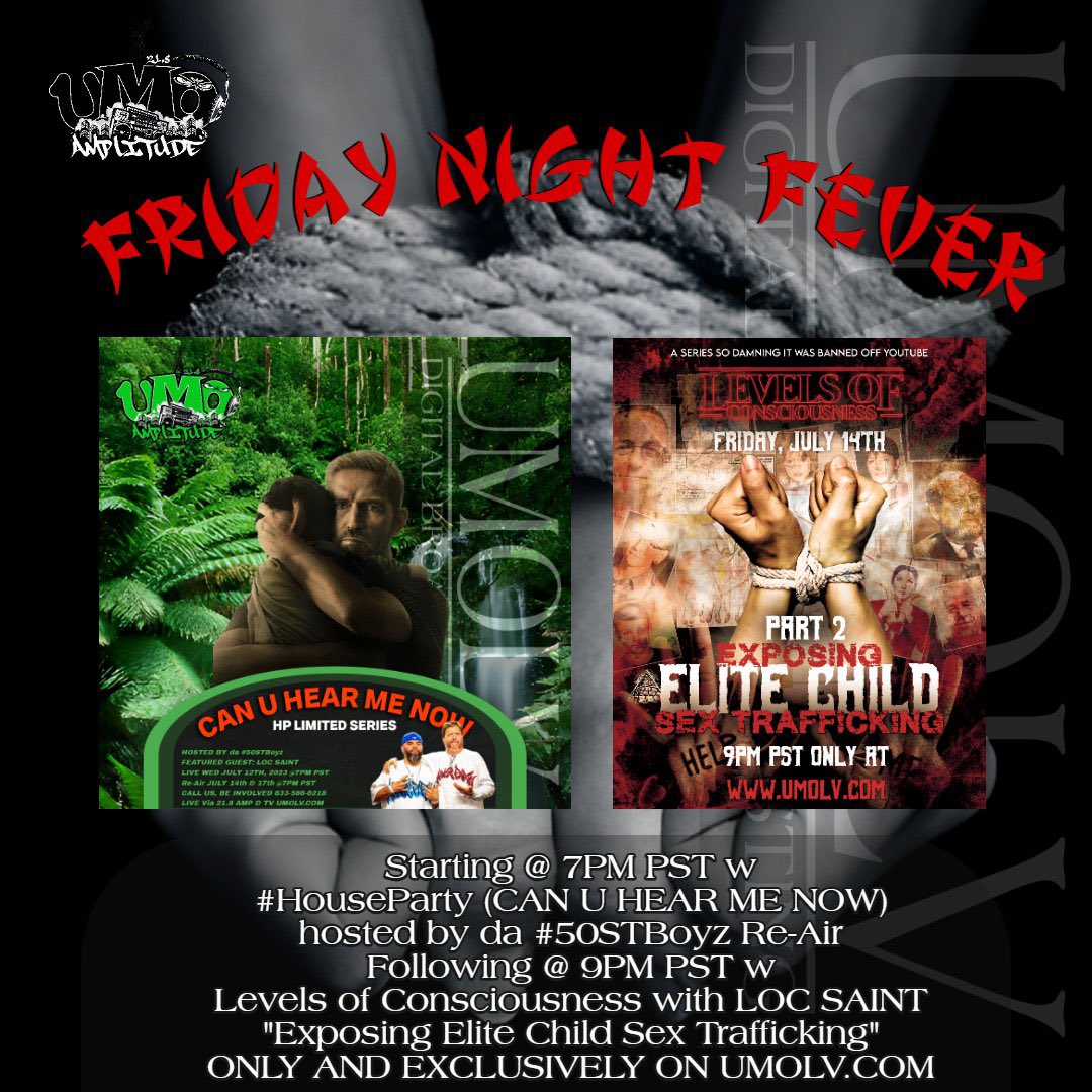UMOLV's tweet photo. #UMOLV Broadcaster: #218AMP #WeekNights presents: #HouseParty #CANUHEARMENOW hosted by da #50STBoyz @ur8oy8lu &amp; #DJNoFlow feat @locsaint #ReAir from 7pm-9pm PST 

https://t.co/TPD4TbmG1s #ConsciousAndIndependent #TEAM2i8 https://t.co/CWpJJtQtyI