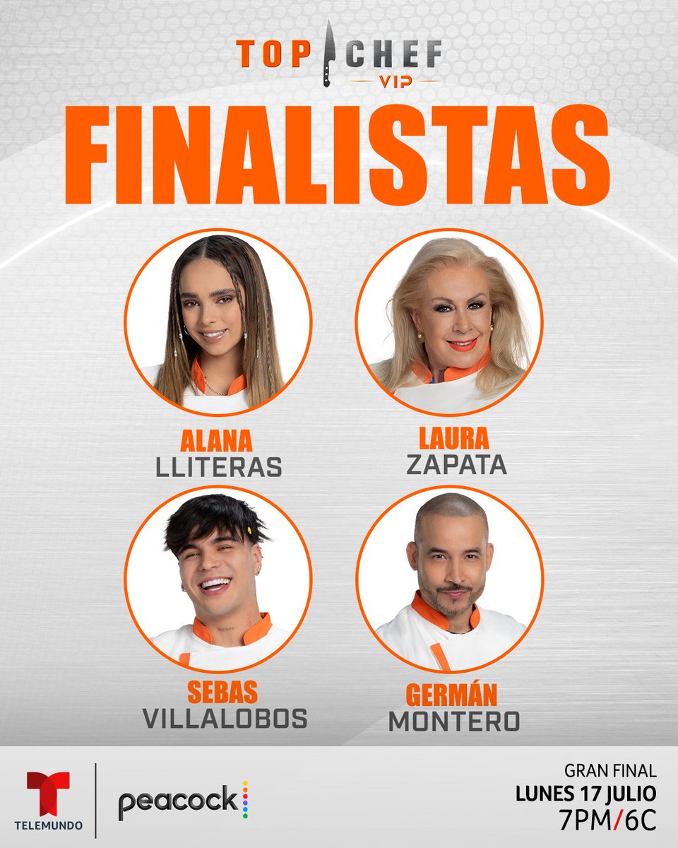 Ell@s lo dieron ¡TODO! por llegar hasta aquí. 🔥🧡 ¿Tu favorito clasificó entre los finalistas? 🔪👨‍🍳

El lunes 17 de julio a las 7PM/6C sabremos quién será el/la próxim@ ganador@ de #TopChefVIP2. ⭐