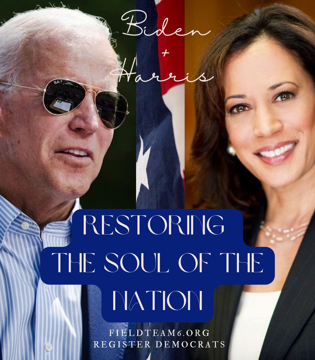 @HenryPahlow @hsdems Got you & your organization Henry.
Thank you for the work you're doing.
🌊💙🌊
A vote for any other than #BidenHarris2024
is a vote for Fascism. Full stop.
#No3rdParties
#VoteBlueToSaveDemocracy