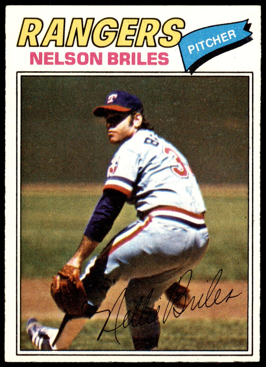 Texas Rangers Baseball History on Twitter "7/15/77 Nelson Briles pitches 4 IPs of 1 hit relief