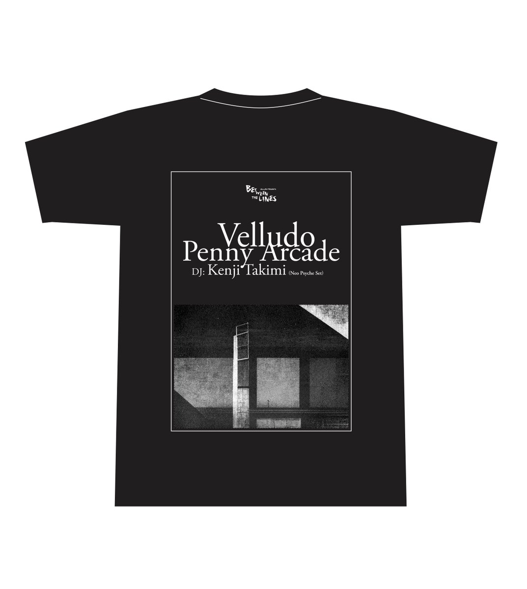 okinoshuntaro's tweet image. 明後日7/17新代田FEVERにて16:00より販売いたします。
&quot;Between The Lines&quot; Tシャツ
M / L / XL 　¥4,500
数に限りがありますのでお求めの方はお早めに。
#velludo #pennyarcade #kenjitakimi #betweenthelines