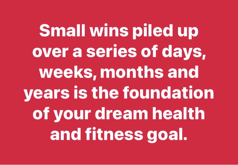 DannyFFTH's tweet photo. Pile up the little wins that your dream health and fitness goal is built upon. brick by brick, day by day and action by action.
#dreamfitnessgoal #dreamhealthgoals #littlewins #bigwins #buildafoundation #buildafoundationfirst #fitnessgoals #healthgoals https://t.co/YmayNlPCVo