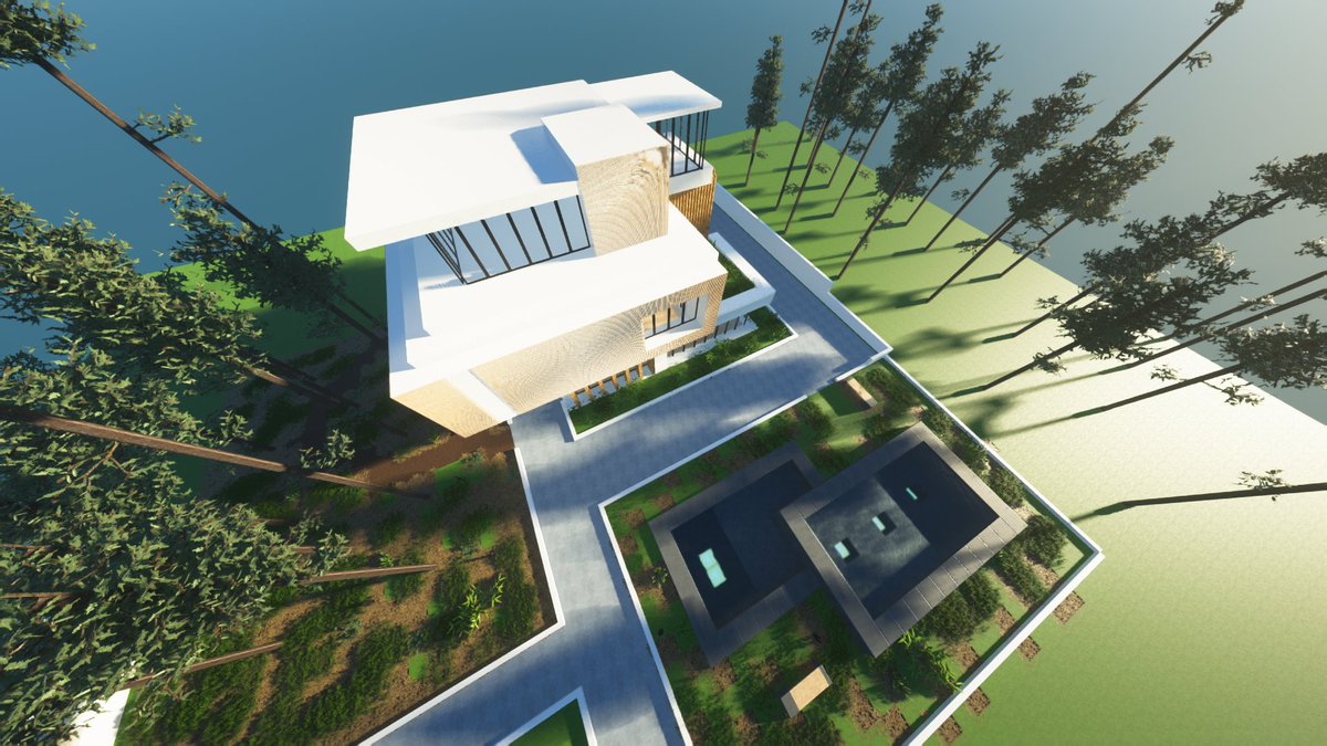 KingsIwnl_'s tweet photo. some original builds I have been working on with the #ultimateimmersion mod #architecture #Minecraft https://t.co/8gsRoWPQXg
