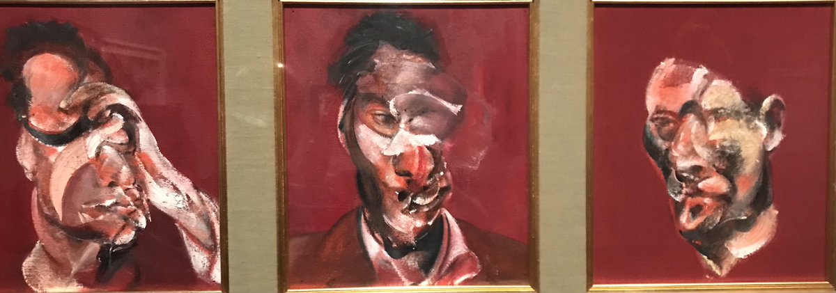 annybrackx's tweet photo. Yes, it’s #Bacon’s portrait of #LucienFreud ⁦@tatemodern⁩’s  #CapturingTheMoment, an exhibition that makes you think about the difference between #photography, and #painting and how either tries to make sense of reality. As #Picasso new, photography liberated painters. https://t.co/tjO6FJ9KdY