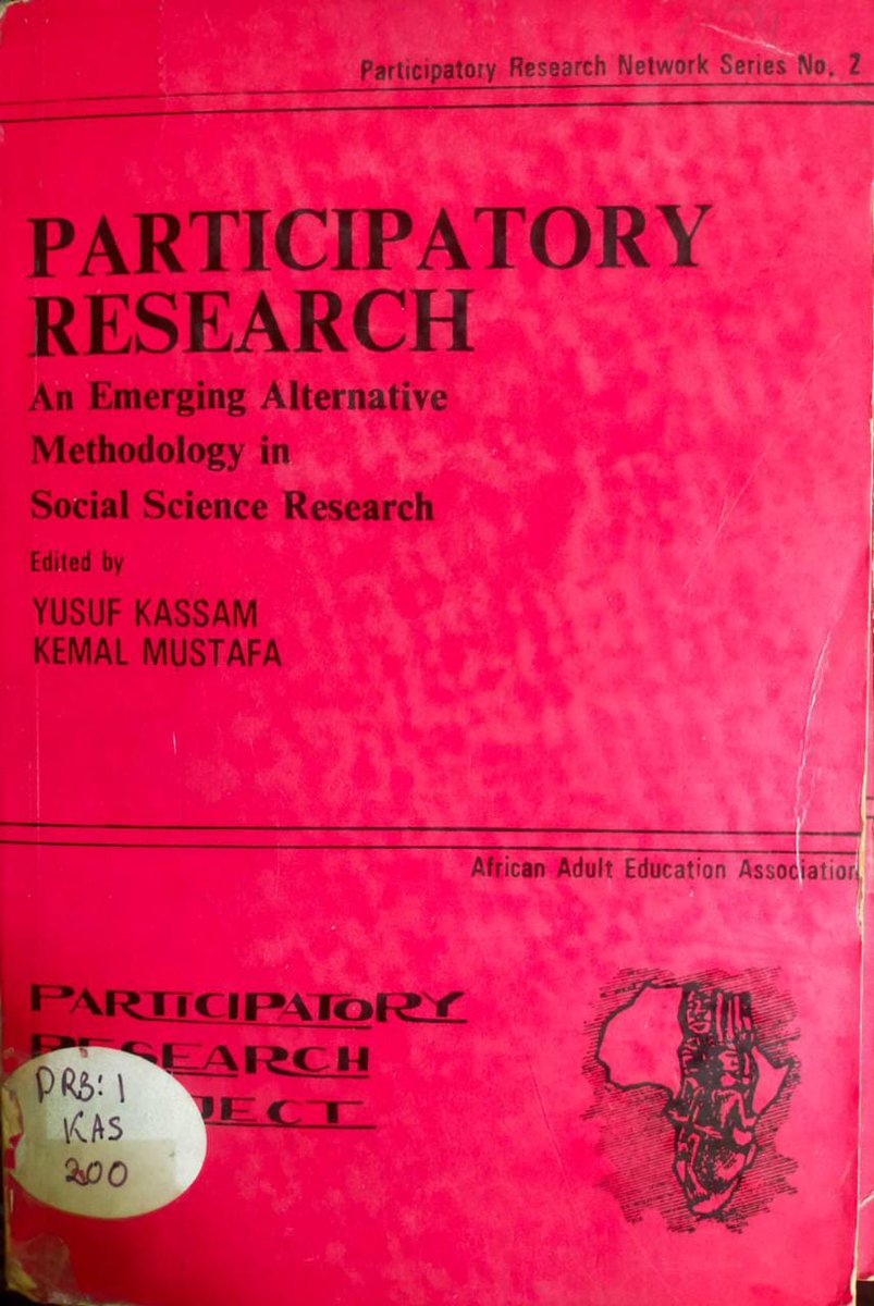 Check out her paper 'The Politics of Research Methodology in the Social Sciences' presented at the 1979 African Regional Workshop on Participatory Research in Mzumbe, Tanzania - pria.org/knowledge_reso…