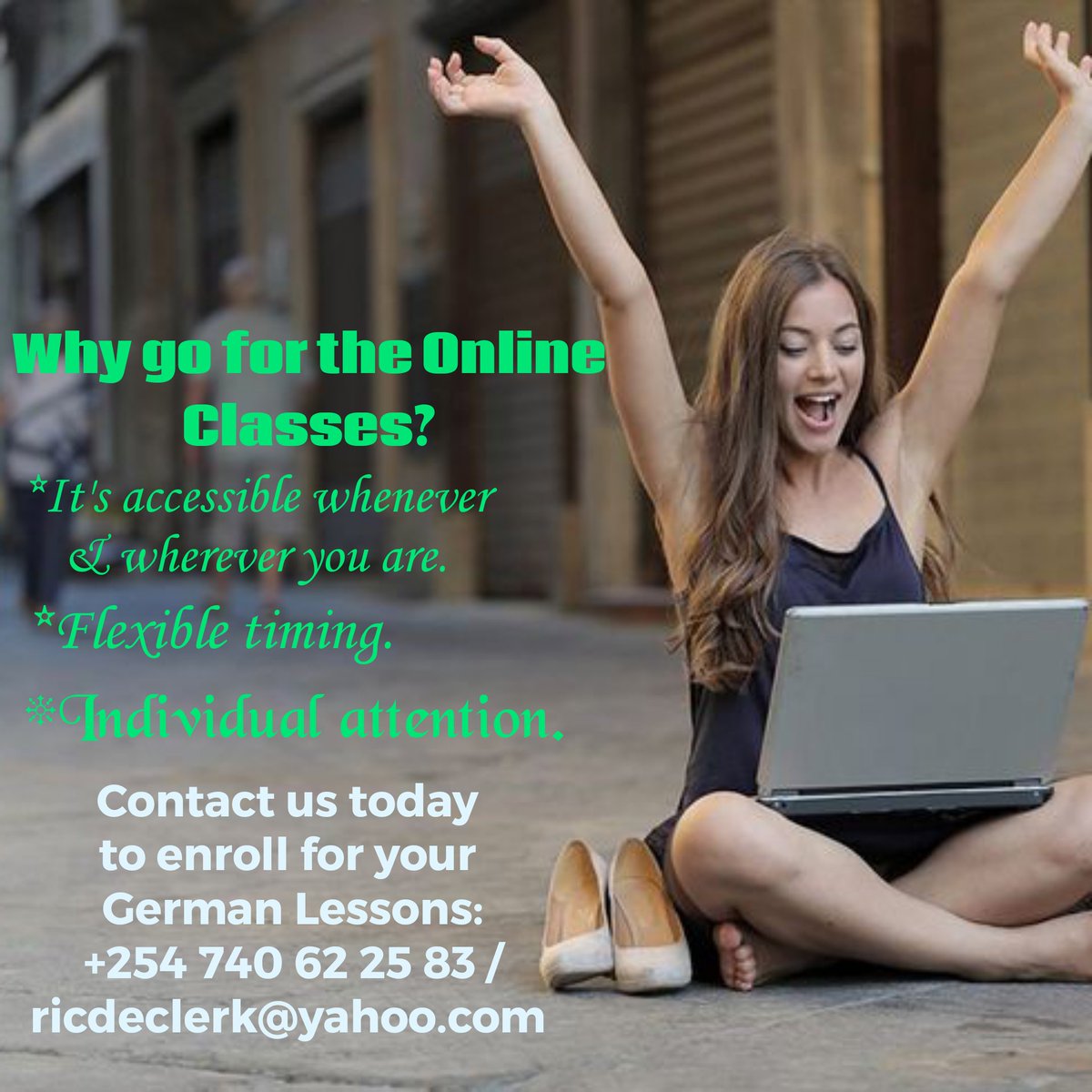 ricdeclerk's tweet image. Registration for the Online German Lessons for the 3rd Quarter has commenced. Contact us today. #Onlinelessons #Onlineclasses #germanclasses #learninggerman #Deutschlernen
