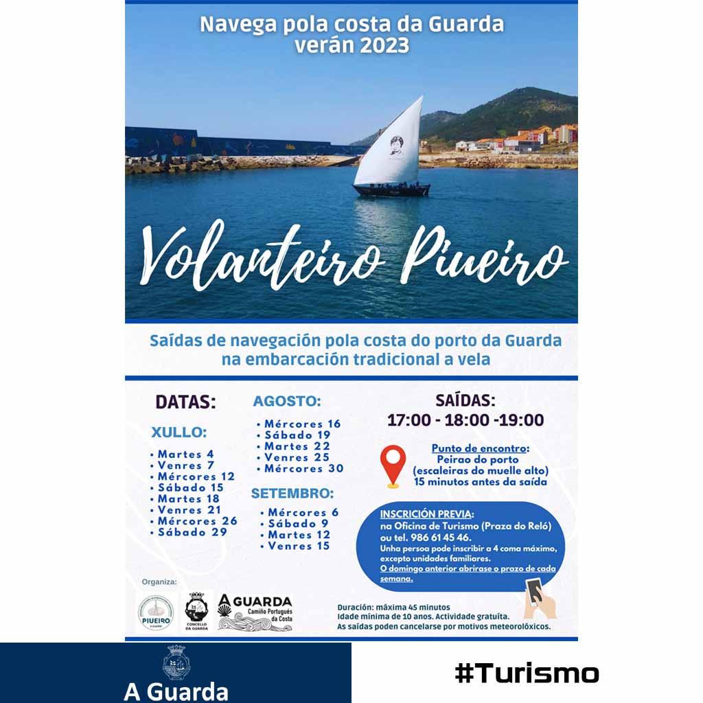 ⛵ Regresan as saídas de navegación co volanteiro Piueiro durante este verán
👉 Máis información: aguarda.es/regresan-as-sa…
#AGuarda #Piueiro #saídasdeNavegación #turismo