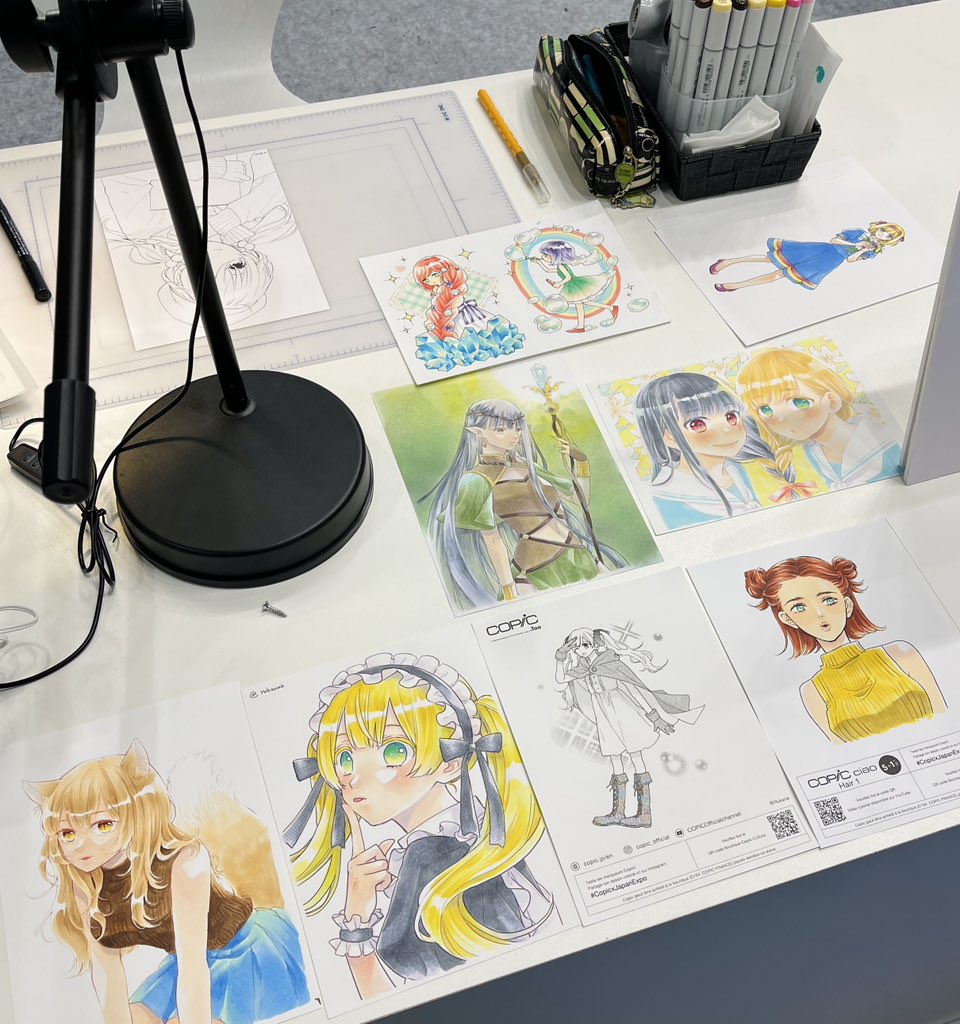 rukana6's tweet photo. Day3 a commencé!
#copic
#icscreen
#JapanExpo https://t.co/novYZBpq9m