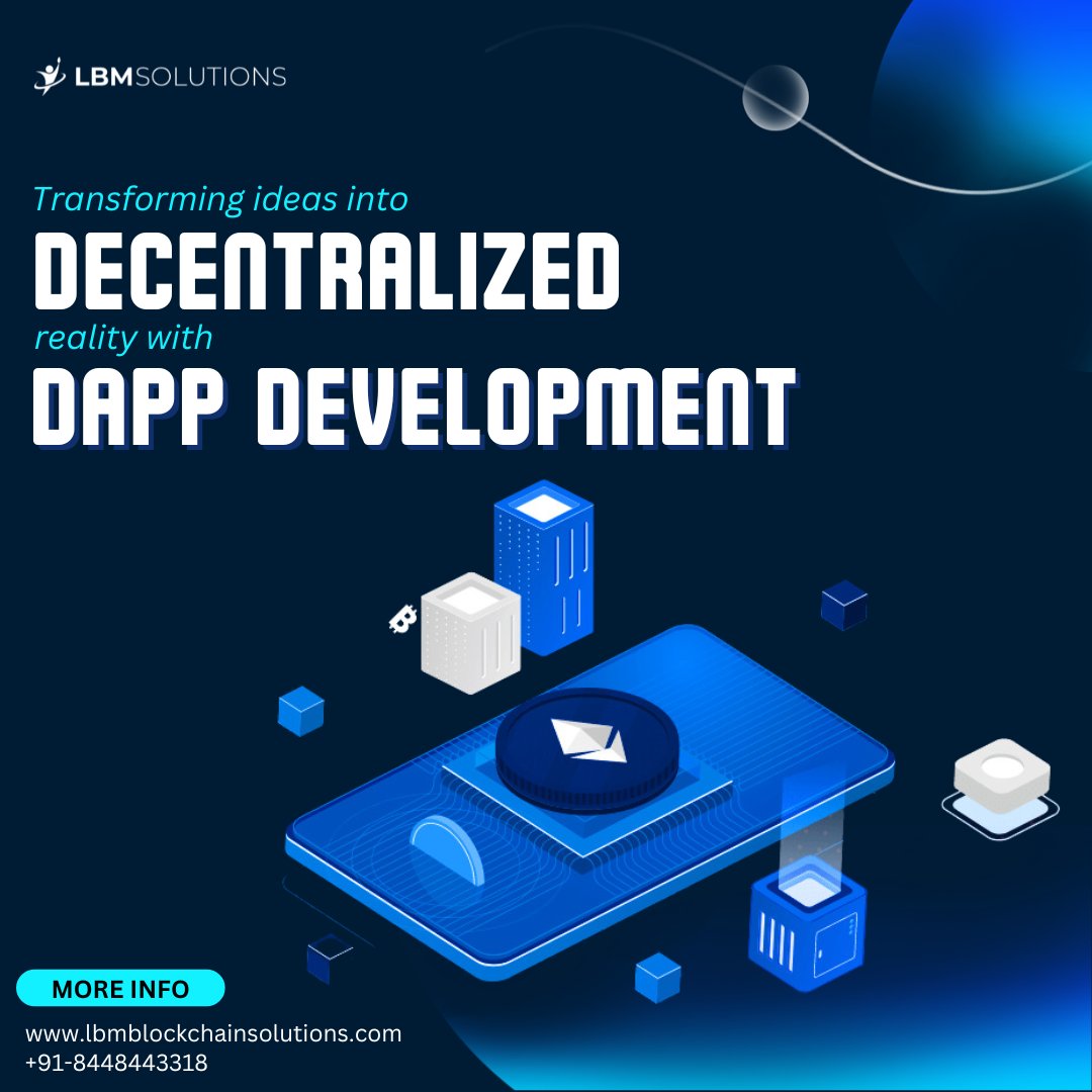 LBMsolutions_'s tweet photo. Transforming ideas into decentralized reality with Dapp development
.
https://t.co/tK7h85FYjw
+91-8448443318
.
#blockchains #Decentralizedapplications
#business #Binance #defidevelopmnet #dapp #DecentralizedFinance #Decentralized #Finance #decentralized #DecentralizedApp https://t.co/JLkPQ0APmJ
