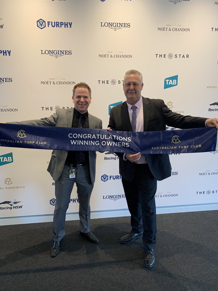 TheBomberKelly's tweet photo. When you’re at Randwick and your horse wins. Thank you @GaiWaterhouse1 and Adrian. Go The Little Pumper 💪🏼 https://t.co/kxWe1GUvc5