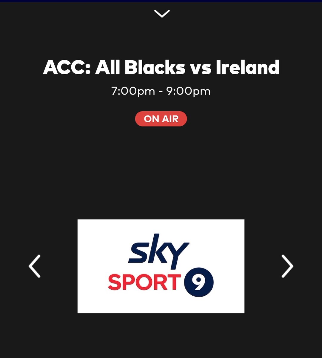 ConceptSports's tweet photo. @TheACCnz have we gone back in time to another game? May need to get @skysportnz to get their program guide sorted! https://t.co/uCCbS6EcJb