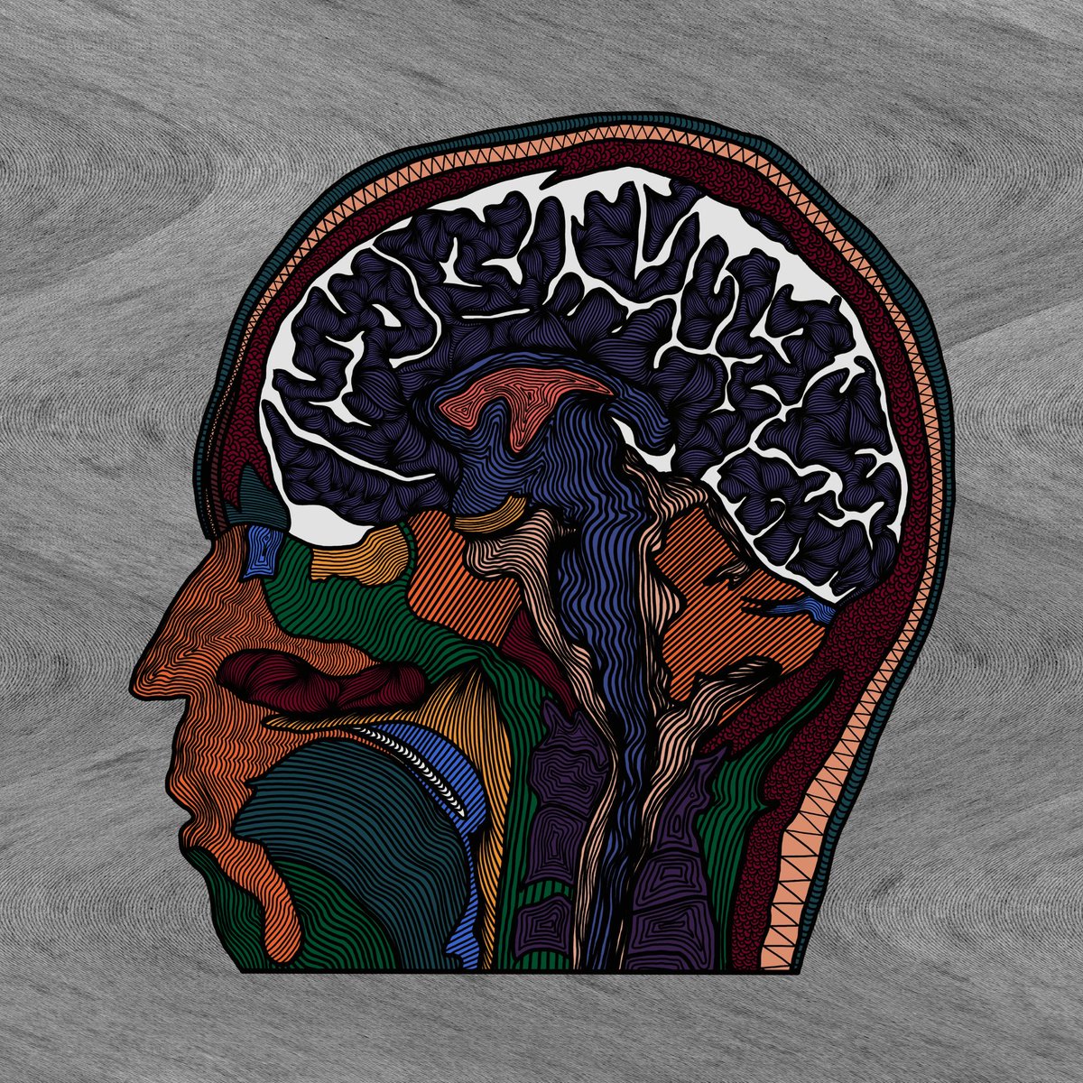 CerveauAI's tweet photo. Today we have a charity Auction piece in the Cerveau not so AI collection by artist @aylizz on @salvor_io.

50% of proceeds to the artist and 50% to @MindCharity who supports people with mental health isssues

Please come along and support this great cause. Auction starts at 1 #avax.

 https://t.co/orzaGkj4di