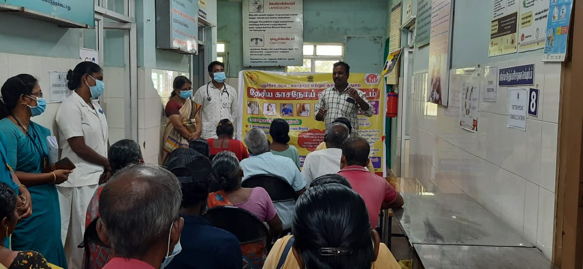 TBMBAPuducherry's tweet photo. Conducted NTEP patient provider meeting at Kalapet on 15.07.2023.Dr.Maryfexy bai MO,Mr.Murugan TBHV, ANM and Mr.ManimaranStateIEC Officerhas Speech TBElimination andTreatment underthe guidance of Dr.Venkatesh STO Puducherry#CMPuducherry #DDG2017 #EndTB https://t.co/dHrEtzMHY6