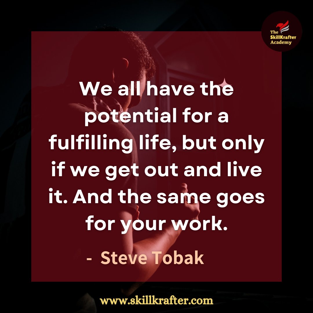 #inspirational #thoughts #potential #fulfillmentinlife #same #goes #your #work @ajitkpanicker #theskillkrafteracademy